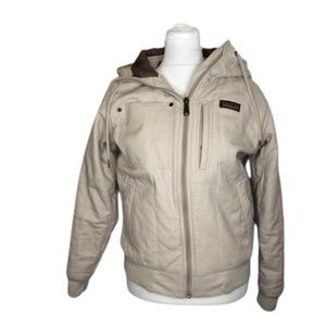 Patagonia Beige Full Zip Light Jacket l XS